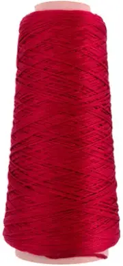 6-Strand Embroidery Cotton 100g Cone, Christmas Red Dark