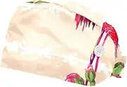 [WOSHJIUK] Working Hat 2 Pack Scrub Caps for Women,Flower Valentines Day Flamingo,Tie Back Cap Adjustable Scrub Hat