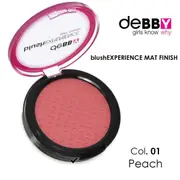 Debby blush Experience mat blush finish 01 peach