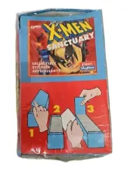 X-Men Sanctuary Sticker Cards Sealed Pack Box Panini Skybox Vtg Marvel Comics