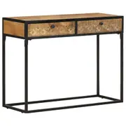 Console Table 100x35x75 cm Solid Mango Wood vidaXL