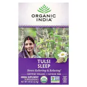 Organic India, Tulsi Tea, Sleep, Caffeine Free, 18 Infusion Bags, 1.14 oz (32.4 g)