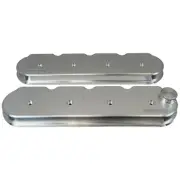 Moroso 68374 Valve Covers, SBC, Cast, No Logo, 2 Breathers