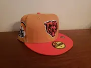 New Era 59fifty Hat Club Chicago Bears Size 8 Fitted