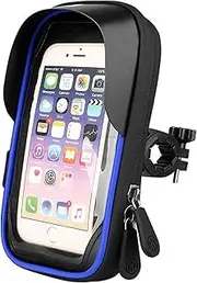 Generic Motorcycle Phone Mount | Touch Screen Phone Holder - Waterproof Top Tube Bag Phone Case Holder Accessories, Cycling Pouch Compatible - 6.4-inch Phone
