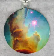 EAGLE NEBULA-Pillars Of Creation Space Astronomy Lovell Designs Brass ornament