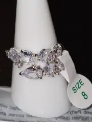 Moonlit Dreamscape Size 8 Rg60634 CZ On Rhodium Plating BP