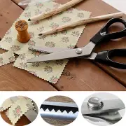 New Stainless Pro Zig Zag Pinking Sewing Cut Dressmaking Tailor Shears Scissors