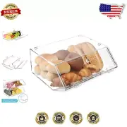 Modern Acrylic Stackable Display Case for Muffins & Pastries - 11.75" W x 5.5" H