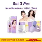 Set 3X I Crown Me White Cream Ginseng Gluta Hya Booster UV Lotion Soap Free DHL