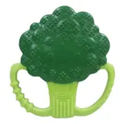 Infantino Lil' Nibbles Textured Silicone Baby Teether - Sensory Green