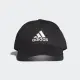 【adidas 愛迪達】帽子 男女款 棒球帽 老帽 遮陽帽BBALL CAP COT 黑 FK0891