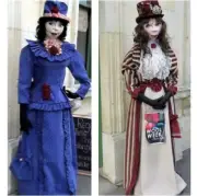 Cloth Art Doll Pattern "The Patroness of Tote" By Sharon Mitchell