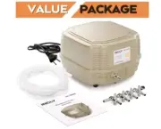 Commercial Air Pump Quiet Oxygen Pump for Aquarium Pond 4 Outlet Fish Tank Pump