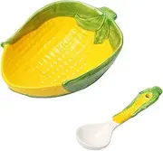 ABOOFAN Corn Dessert Bowl Large Capacity Food Serving Bowl Ceramic Snack Plate Decorative for Kids