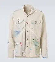 [Greg Lauren] Greg Lauren Painter cotton field jacket AU 93 white