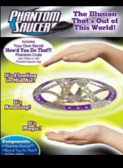 Phantom Saucer UFO Magical Illusion Mystery { As Seen on TV } Unique New!!