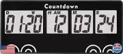 Yooreal Digital 9999 Days Countdown Days Timer Clock,Retirement Countdown Tim