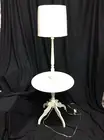 Pottery Barn Kids Retro Side Table Floor Lamp Light Bedside Night Stand White