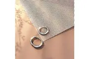 Solid 925 Sterling Silver Classic Huggie Earrings 8mm Silver