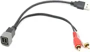 GIFAYUAN Fit for N-i-s-s-a-n Car for Audio Replacement USB-NI1 OEM Radio 8 Pin Interface USB Port Input Retention Cable(USB)