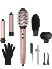 New Brightup Hair Dryer Brush with 110,000 RPM High-Speed Neg Ionic Blow Dryer