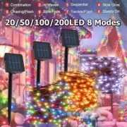 Solar String Light Outdoor Garden Yard Decor Waterproof Copper Wire Fairy Light