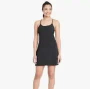 All In Motion Womens Medium Black Exercise Dress With Built In Shorts And Bra