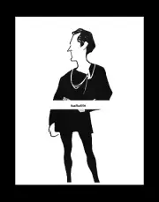 1922-rpt JOHN BARRYMORE Shakespeare HAMLET Broadway Actor NYC Caricature MATTED
