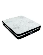 [Giselle Bedding] 7 Zone Super Firm Euro Top King Size Mattress 28cm in White