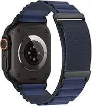 Alpine Loop Compatible With Apple Watch Ultra Watch Band, Alpine Watch Band with Metal C-Clasp Connetor for iWatch Series Ultra 2/ Ultra 9 8 7 6 5 4 3 2 1 SE/SE 2