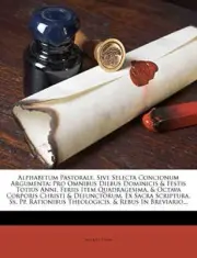 Tiran - Alphabetum Pastorale Sive Selecta Concionum Argumenta Pro O - T9000z