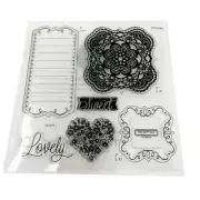 Close To My Heart My Acrylix Sweet & Lovely Cricut Bundle Cling Stamps D1571 NEW