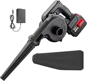 Cordless Blower, Portable Air Blower for Yard, Handheld Electric Garden Blower with 2 Speed Modes, Lightweight Lawn Care Blower for Patio, Yard, Outdoor Cleaning, Easy-to-Use Air Blower