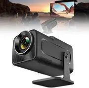 Mini Projector WIFI6,Native 1080P 4K Supported 5.0 Bluetooth Home Theater Movie Projector, 180° Rotable Projector Automatic Correction, Outdoor Movie Projector Short Throw Home Theater Projector