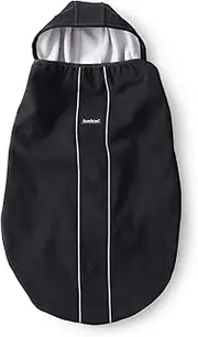 Baby Bjorn Baby Carrier Cover, Black (with Snap Button), 1 Piece (x 1), 0 Months and Up