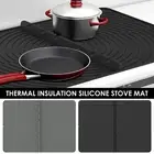 Stove Top Cover Silicone Glass Stove Cover Heat Resistant Stove Top DrxTa