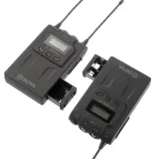 BOYA WM8 Pro-K1 UHF Dual-Channel Wireless Lavalier Microphone System For DSLR