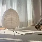Creative Rice Paper Lantern Modern Tripod Floor Lamp Reading Desk
