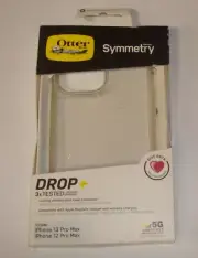 Clear Stardust Glitter OtterBox Symmetry Case For iPhone 12 & 13 Pro Max NEW