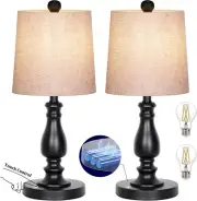 Cordless Lamp Table Lamps Set of 2, Battery Powered Rechargeable Lamp 3-Way Dimm