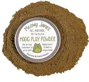 Meowy Janes All Natural Magic Cat Play Powder - Catnip and Silvervine Powder Blend - Cat Toy Dry Rub