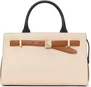 [Kate Spade New York] Tribeca Colorblocked Pebbled Leather Satchel