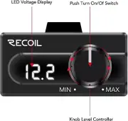 Universal LVC Remote Level Controller/Bass Knob with Digital Voltmeter Control