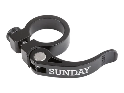 Sunday BMX Quick Release Seat Post Clamp Black 28.6 mm