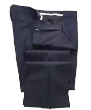 EMPORIO ARMANI - Navy Blue *Closet Staple* Flat Front Tuxedo Dinner Pants -34W (