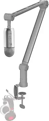 IXTECH Microphone Boom Arm with Desk Mount, 360° Rotatable, Adjustable and Fold.