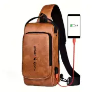 WEIXIER Man Bag Single Shoulder Bag Waterproof Anti-scratching Shoulder Bag Multi-function Sports Slanting Chest Backpac