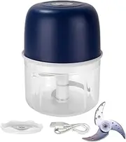 Electric Garlic Mincer - Rechargeable Vegetable Chopper Blender,Electric Multifunctional Automatic Portable Wireless Processor For Kitchen Cooking Onion Food Baby Ginger Vegetable