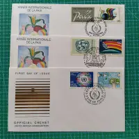 在飛比找Yahoo!奇摩拍賣優惠-聯合國郵票1986年國際和平年紀念4025